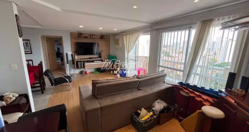 Apartamento, à venda, 3 quartos, condomínio edifício albatroz, centro - piracicaba