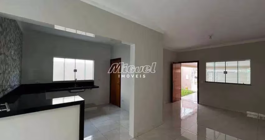 Casa, à venda, 3 quartos, residencial nova água branca ii - piracicaba