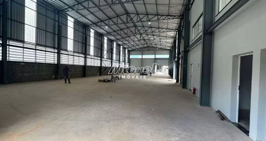 Galpão industrial, para aluguel, água santa - piracicaba