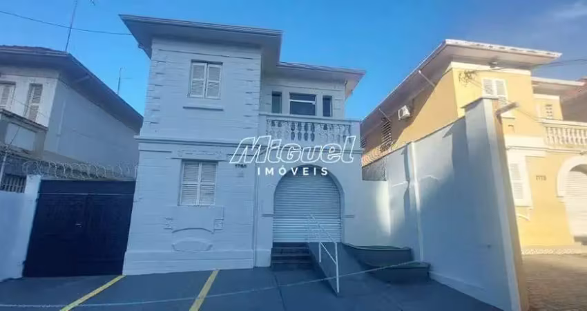 Casa comercial, para aluguel, 3 quartos, centro - piracicaba