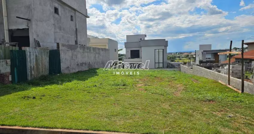 Terreno em condomínio, à venda, villa bela vista, santa rosa - piracicaba