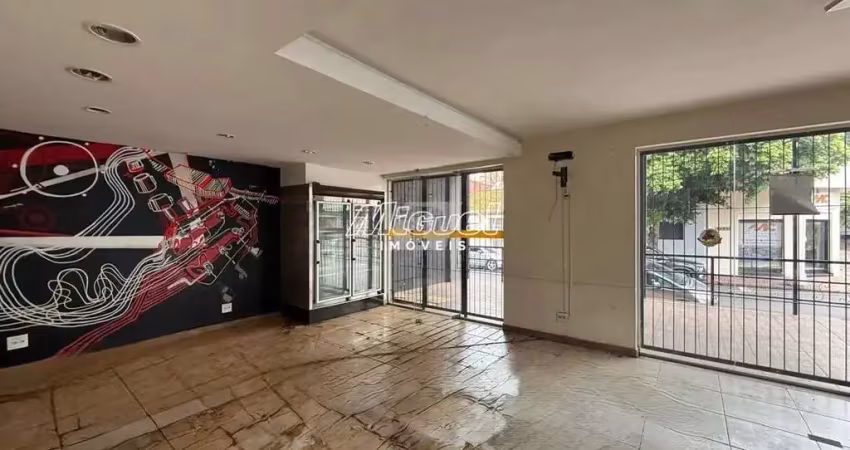 Salão comercial, área total 245,00m² para aluguel, centro - piracicaba