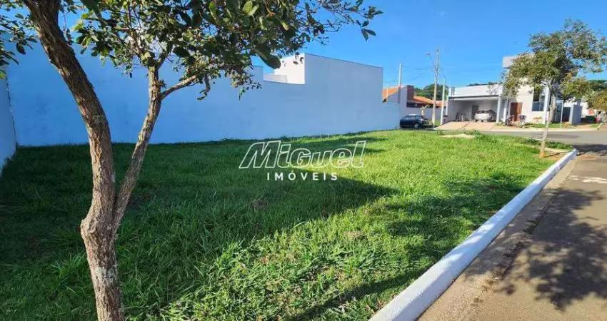 Terreno em condomínio fechado à venda na Rua Luiz Gomes de Oliveira, Água Branca, Piracicaba