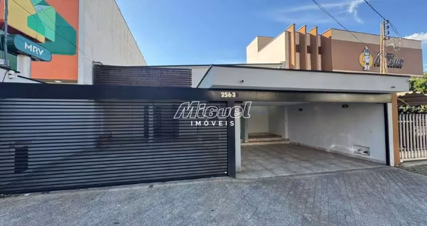 Casa comercial, para aluguel, vila independência - piracicaba