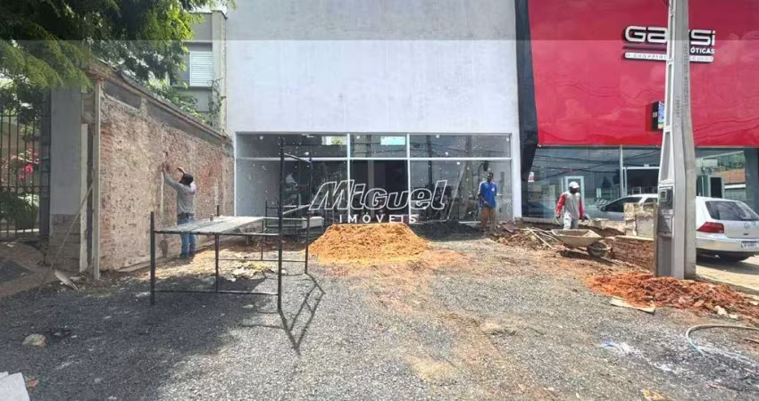 Salão comercial, para aluguel, cidade alta - piracicaba