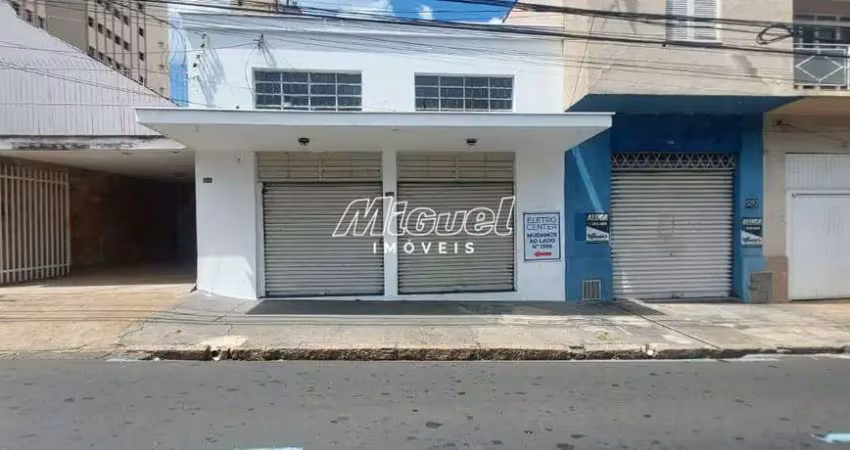 Salão comercial, para aluguel, cidade alta - piracicaba
