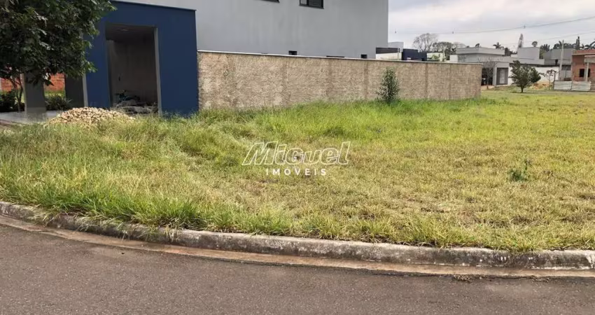 Terreno em condomínio, à venda, residencial agape, campestre - piracicaba