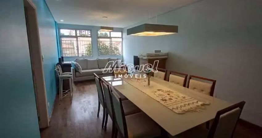 Apartamento, à venda, 3 quartos, condomínio edifício casablanca, centro - piracicaba