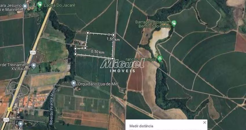 Terreno à venda na Estrada Municipal, Jardim São José, Piracicaba