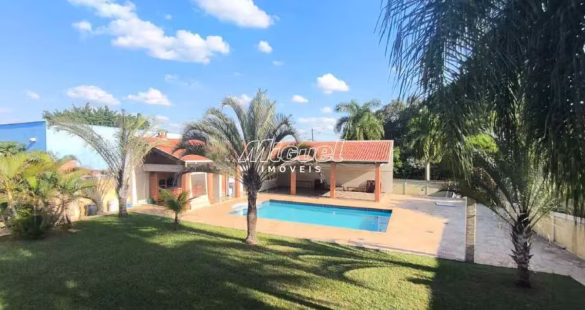 Chácara, à venda, 4 quartos, estância lago azul (ártemis) - piracicaba