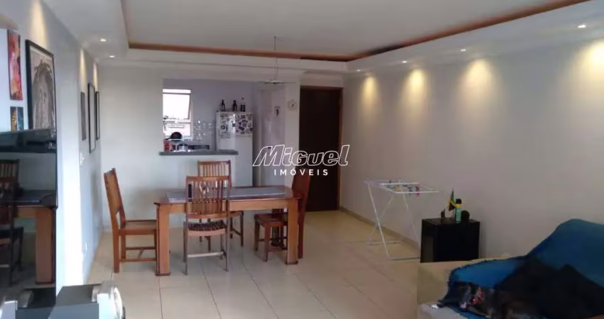 Apartamento, à venda, 3 quartos, condomínio edifício luiz checoli, jaraguá - piracicaba
