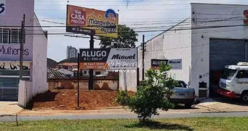 Terreno comercial, para aluguel, área 550,00 m² - centro - piracicaba - sp