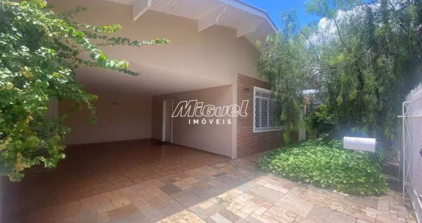 Casa comercial, para aluguel, 3 quartos, jardim elite - piracicaba
