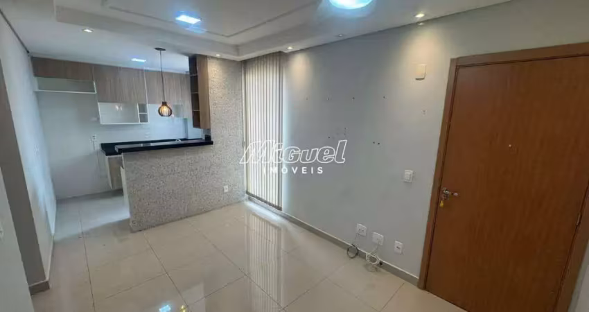 Apartamento, para aluguel, 2 quartos, condomínio edifício parque piazza verona, dois córregos - piracicaba