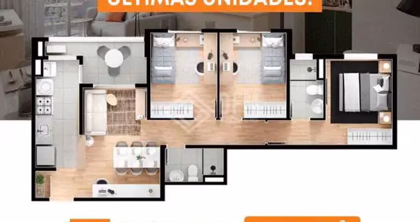 Apartamento com 3 quartos à venda na Rua Coronel Cardoso de Siqueira, 482, Vila Oliveira, Mogi das Cruzes