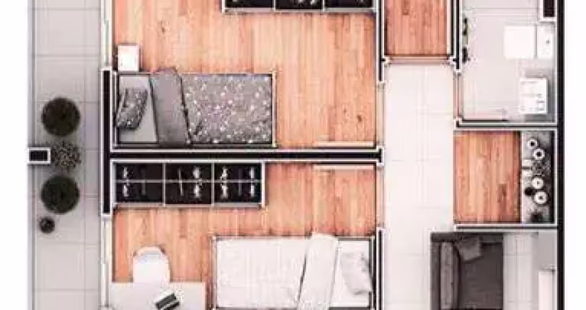 Edifício carménère residencial - apartamento à venda no condomínio carmenere: 69 m², 2 dormitórios e living ampliado
