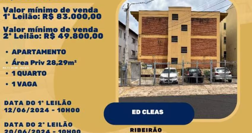Apartamento para Venda em Ribeirão Preto, Jardim Paulista, 1 dormitório, 1 banheiro, 1 vaga