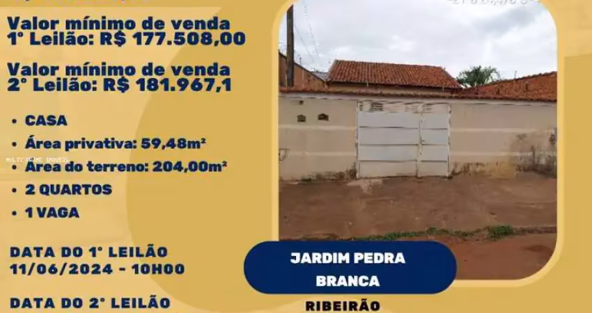 Casa para venda em ribeirão preto, jardim pedra branca, 2 dormitórios, 1 banheiro, 1 vaga