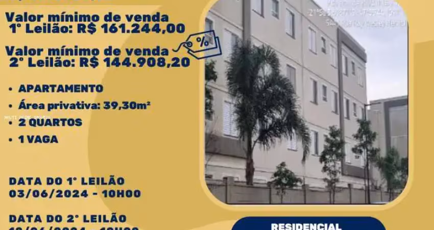 Apartamento para Venda em São Carlos, Jardim Jockey Clube, 2 dormitórios, 1 banheiro, 1 vaga