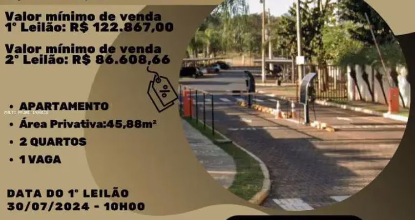 Apartamento para Venda em Ribeirão Preto, Parque dos Lagos, 2 dormitórios, 1 banheiro, 1 vaga