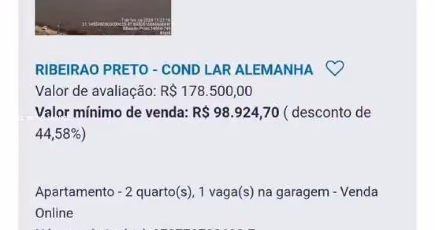 Apartamento para venda em ribeirão preto, jardim doutor paulo gomes romeo, 2 dormitórios, 1 banheiro, 1 vaga