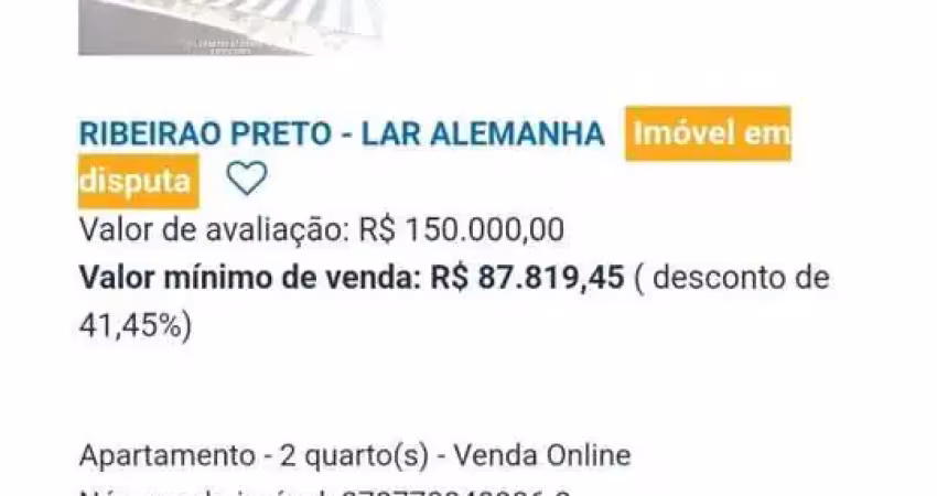 Apartamento para Venda em Ribeirão Preto, Jardim Doutor Paulo Gomes Romeo, 2 dormitórios, 1 banheiro, 1 vaga