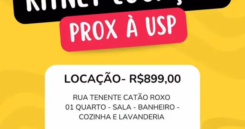 Kitnet para locação em ribeirão preto, vila monte alegre, 1 dormitório, 1 banheiro