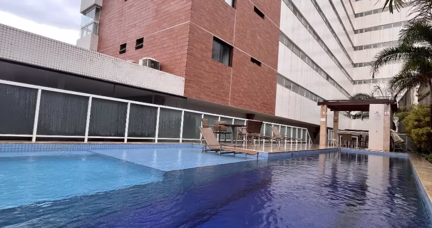 Quarto e Sala Mobiliado em Armação - Porteira Fechada - Varanda - Vista Mar