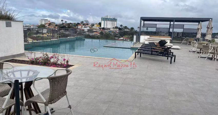 Apartamento com 1 dormitório para alugar, 34 m² por r$ 3.500,00/mês - centro - arujá/sp