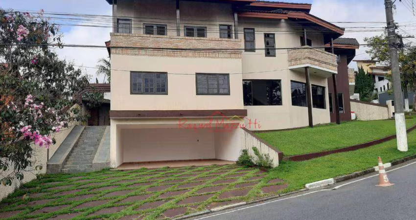 Casa com 4 dormitórios para alugar, 280 m² por R$ 7.800/mês - Condomínio V - Arujá/São Paulo