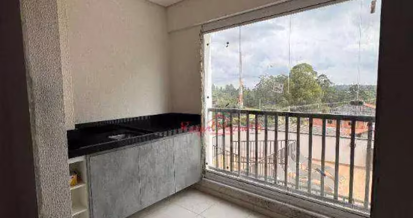 Apartamento com 2 dormitórios para alugar, 54 m² por R$ 3.708/mês - RESIDENCIAL FATTO - Arujá/SP