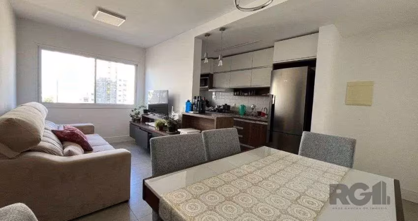 Apartamento no humaitá de 2 dormitórios, infra e vaga