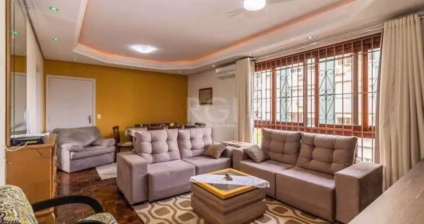 Apartamento 100m² no bairro farroupilha - semi mobiliado, 3 dormitórios, 1 suíte