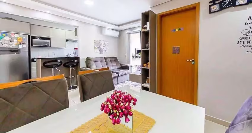Apartamento / 2 quartos / 1 suíte / sacada com churrasqueira / morro santana / p