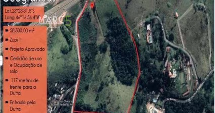 Terreno à venda na Rodovia Presidente Dutra, São Bento, Arujá