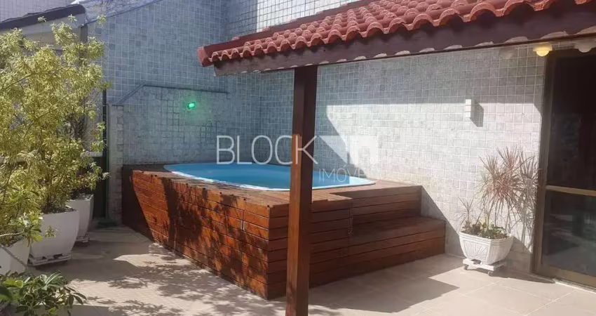 Recreio dos bandeirantes | cobertura 3 quartos, sendo 1 suite