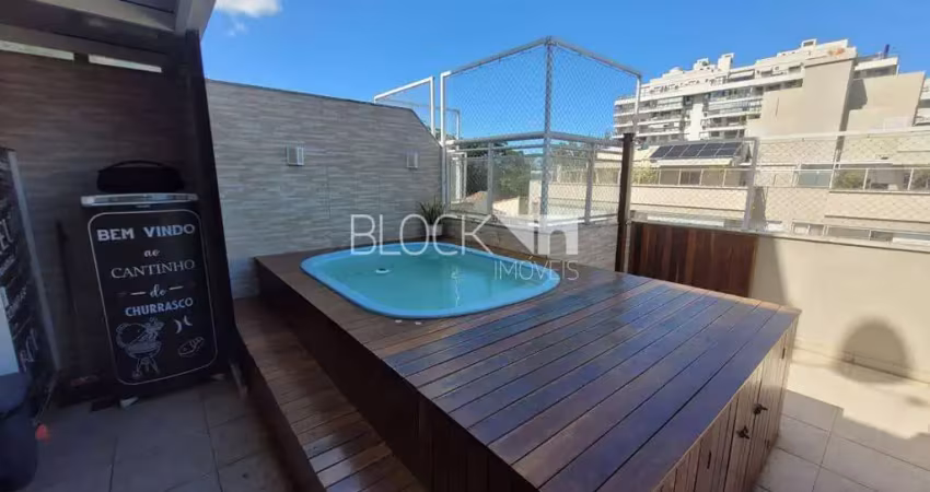 Recreio dos bandeirantes | cobertura 3 quartos, sendo 1 suite