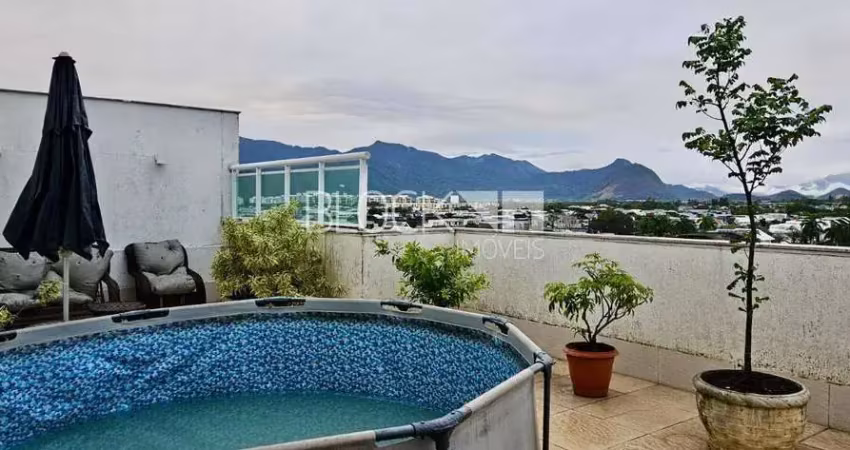 Recreio dos bandeirantes | cobertura 2 quartos, sendo 2 suites