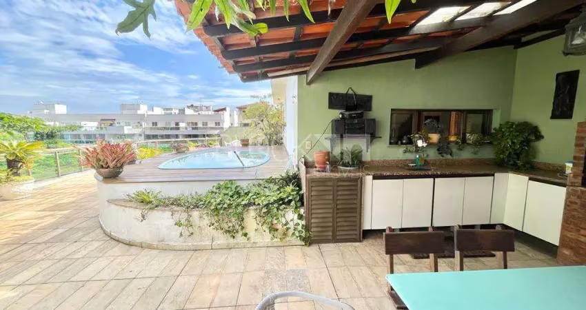 Recreio dos bandeirantes | cobertura 5 quartos, sendo 1 suite