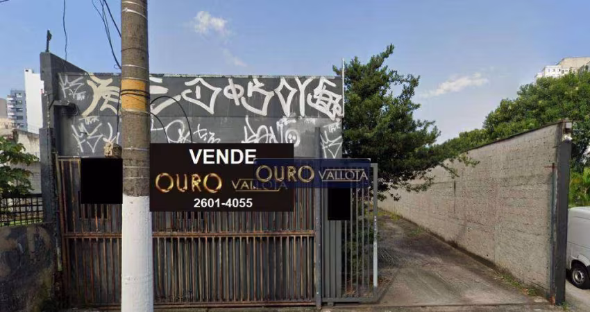 Terreno à venda, 370 m² por R$ 3.700.000,00 - Tatuapé - São Paulo/SP