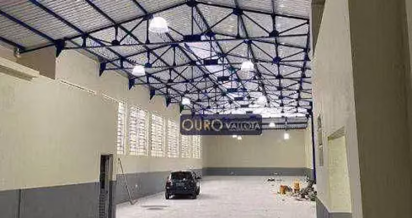 Galpão para alugar, 500 m² por r$ 18.254/mês - mooca - são paulo/sp