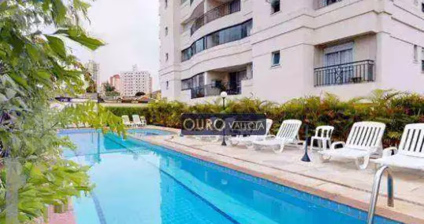 Apartamento com 3 dormitórios à venda, 74 m² por R$ 600.000,00 - Vila Bertioga - São Paulo/SP