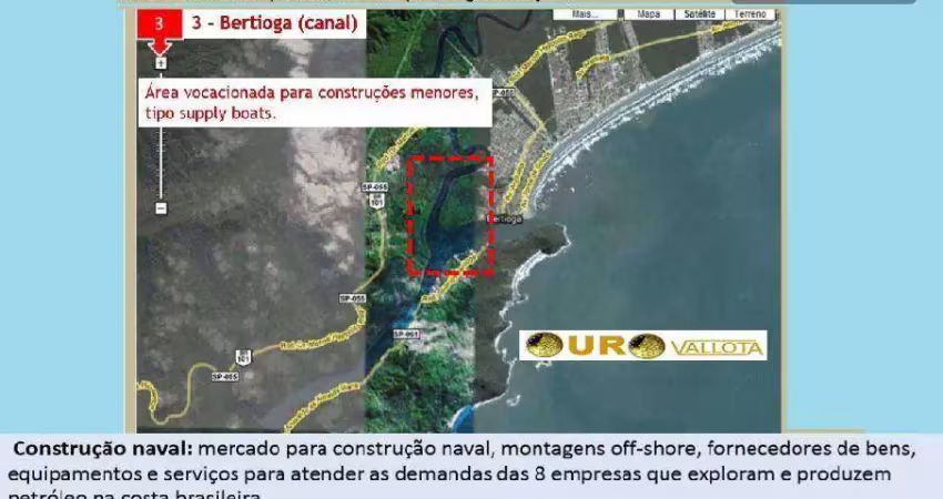 Área bertioga 700.000 m² excelente para marina ou complexo hoteleiro