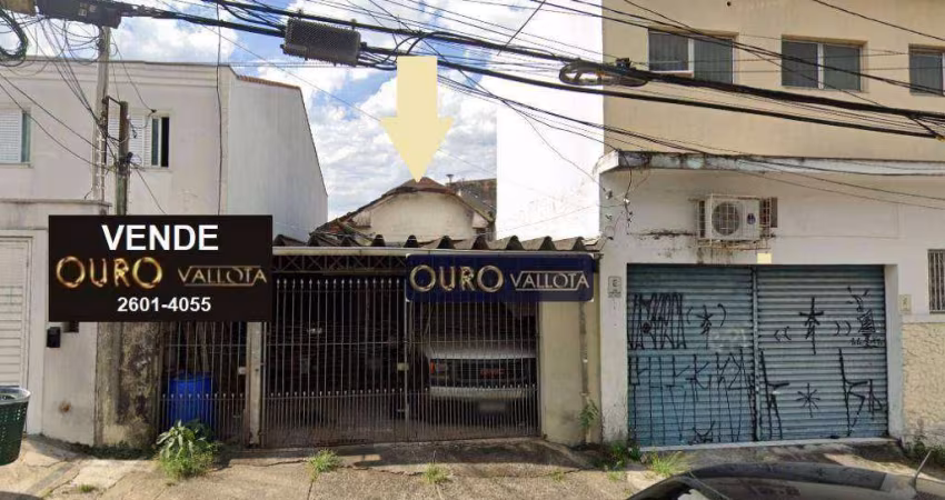 Terreno à venda, 185 m² por R$ 580.000,00 - Ipiranga - São Paulo/SP