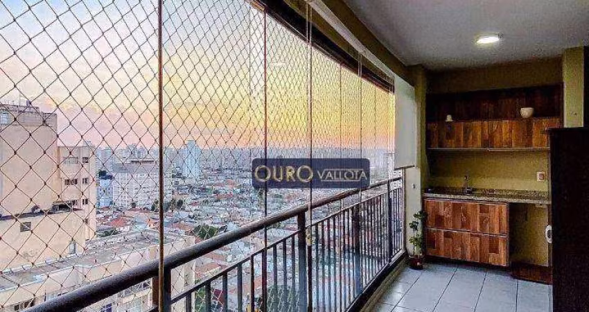 Apartamento com 3 dormitórios para alugar, 92 m² por R$ 6.775,00/mês - Mooca - São Paulo/SP