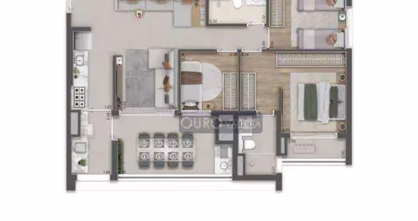 Apartamento com 3 quartos à venda na Rua José Zappi, Vila Prudente, São Paulo