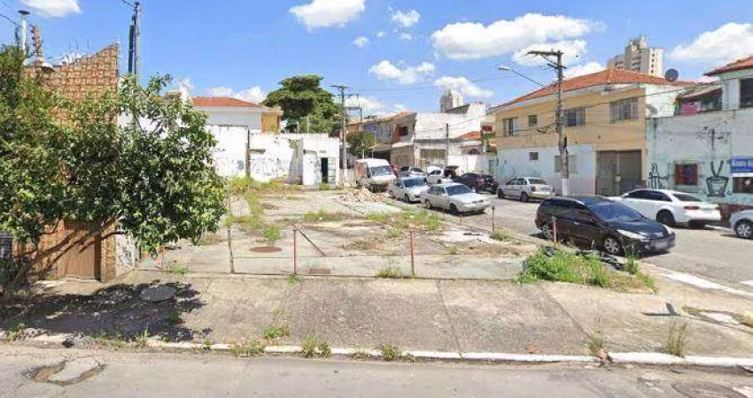 Terreno à venda, 429 m² por R$ 1.150.000,00 - Quarta Parada - São Paulo/SP