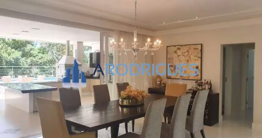 Luxuosa mansão de 5 quartos e 5 suítes no alphaville i em salvador-ba: 1.050m², 3 salas, 7 banheiros e 8 vagas de garagem!