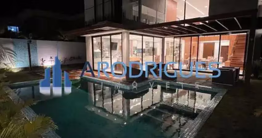 Espetacular casa em condomínio à venda em camaçari-ba, vila de abrantes - 5 quartos, 4 suítes, 2 salas, 4 banheiros, 4 vagas, 340m².