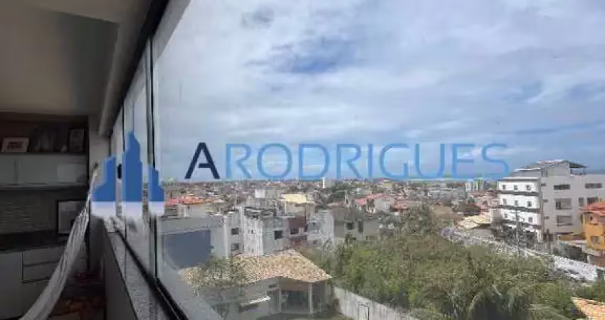 Lindo apartamento à venda em salvador-ba, no bairro piatã, com vista para o mar! 2 quartos, 1 suíte, varanda, 75m².